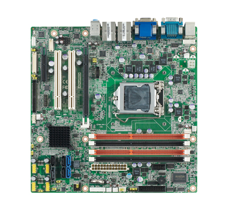 Intel Core i7/i5/i3 LGA1155 MicroATX with CRT/DVI/LVDS/DP, 6 COM, 2LAN, DDR3 and SATA3
